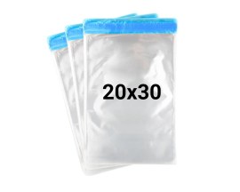 Saco Plástico Transparente Em Pp Com Aba - 20 X 30 X 0,05 Cm - 1.000 Unid - Full Embala